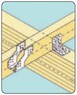З'єднувач для нарощування балок висотою 150мм Гербера Gerber Simpson Strong-Tie (SST) 30х143х90х90х2,0мм, (ціна вказана за пару: правий та лівий) 