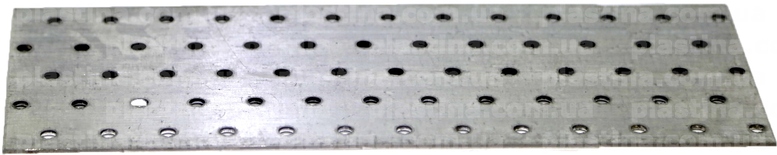 Пластина перфорована для кріплення дерев'яних конструкцій 100x280x2,0мм, LP-40